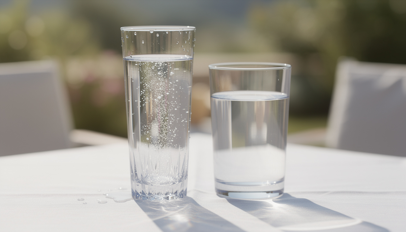 découvrez les bienfaits des boissons bien-être en comparant eau pétillante et eau plate pour une hydratation saine et rafraîchissante.