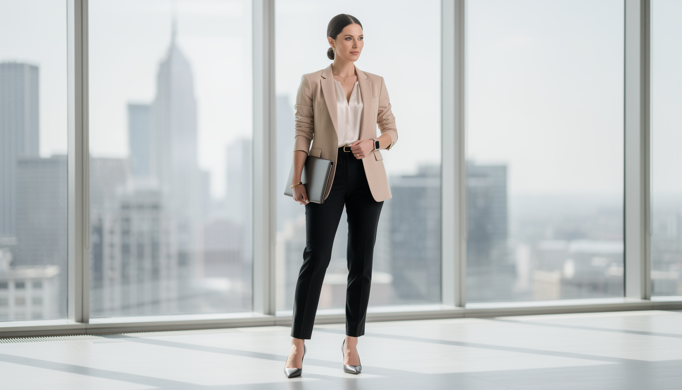 découvrez comment créer une tenue professionnelle moderne et féminine grâce à nos conseils pratiques et astuces de style pour un look chic et adapté au bureau.